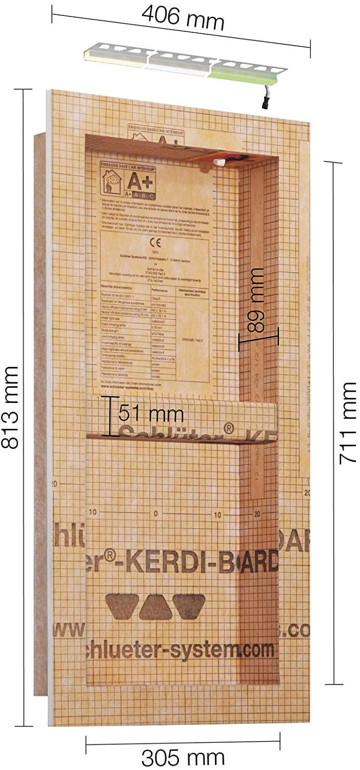 Schlüter-KERDI-BOARD A mit LIPROTEC-Technik LED mit Bluetooth und App Steuerung-BEN10113.19 Schlüter-KERDI-BOARD A mit LIPROTEC-Technik LED mit Bluetooth und App Steuerung-BEN10113.19