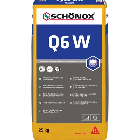Univeral Pulverkleber Schönox® Q6 W 25 KG Univeral Pulverkleber Schönox® Q6 W 25 KG