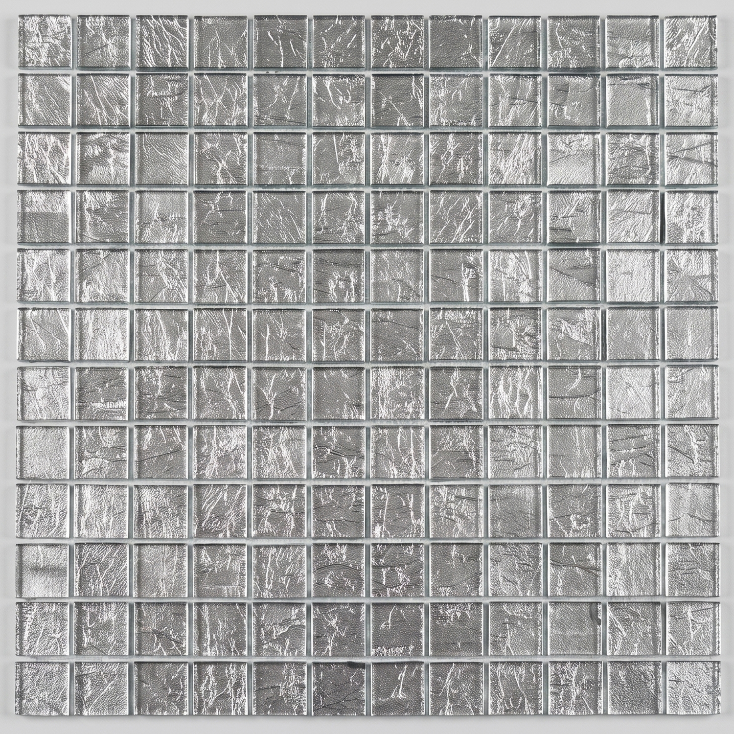 Glasmosaik Galaxina Silber Metalleffeckt 1 Paket