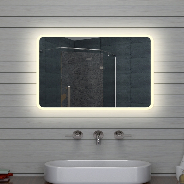 Design LED lustro łazienkowe lustro łazienkowe lustro ścienne lustro świetlne 70x50cm