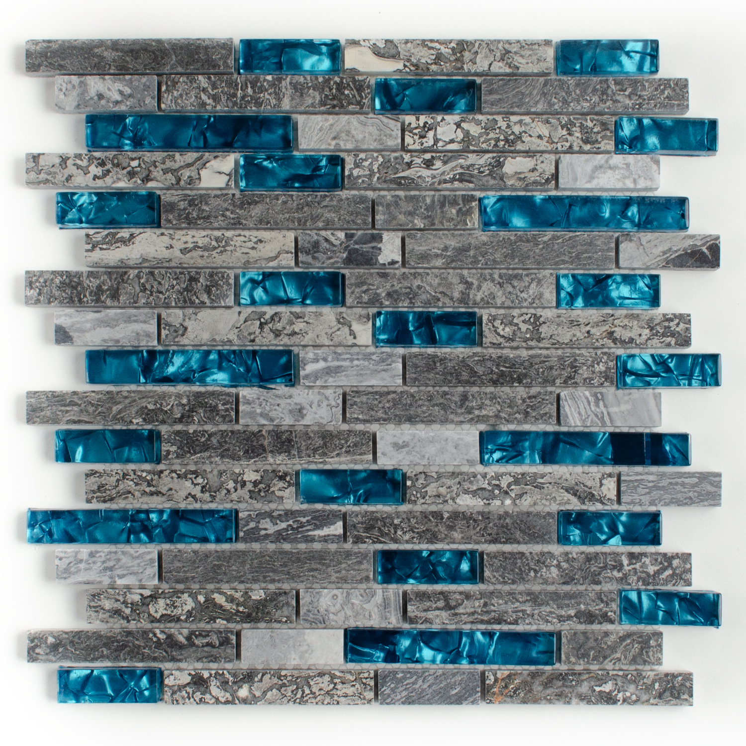 Mozaika szklana Niebieska Mozaika z kamienia naturalnego Abigal